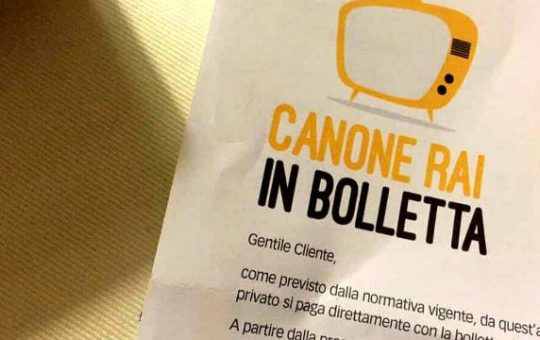 Bollette elettriche senza Canone Rai