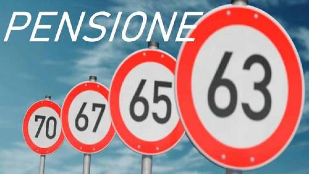 come andare in pensione a 63 anni?