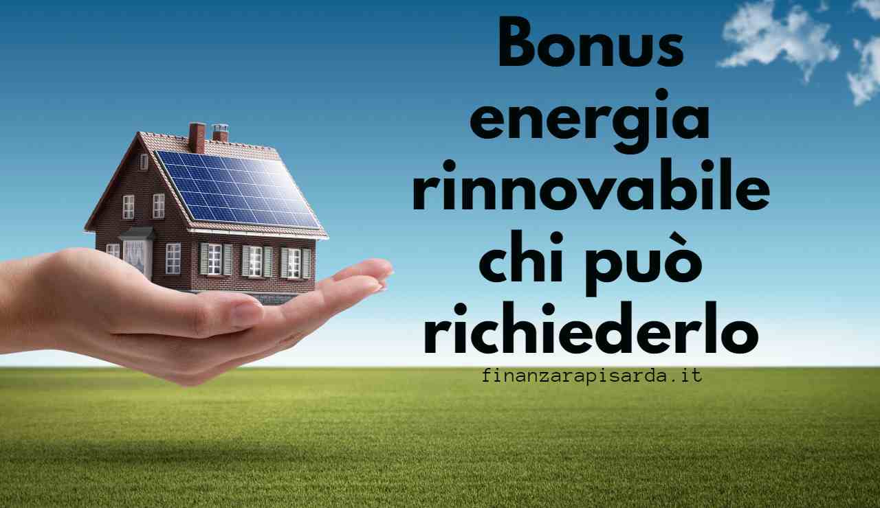 Bonus energia rinnovabile