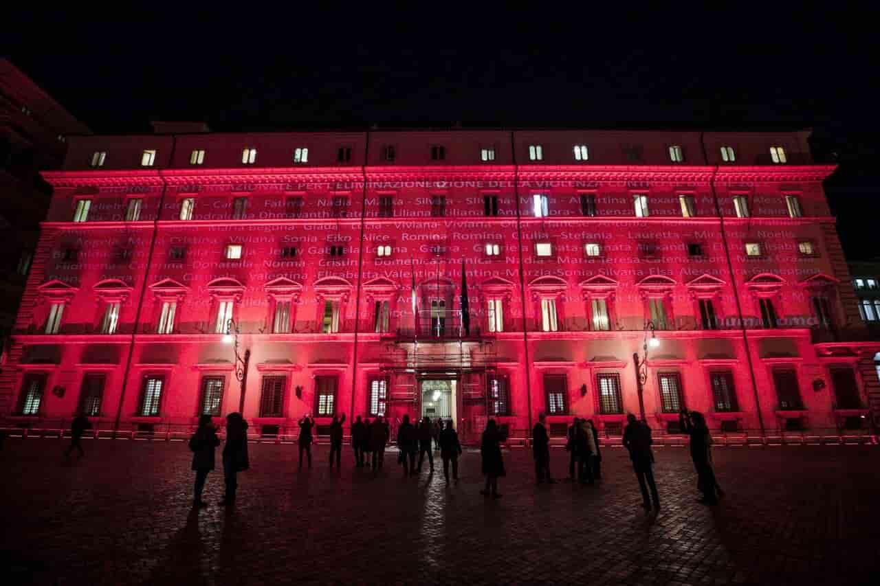 femminicidio palazzo chigi