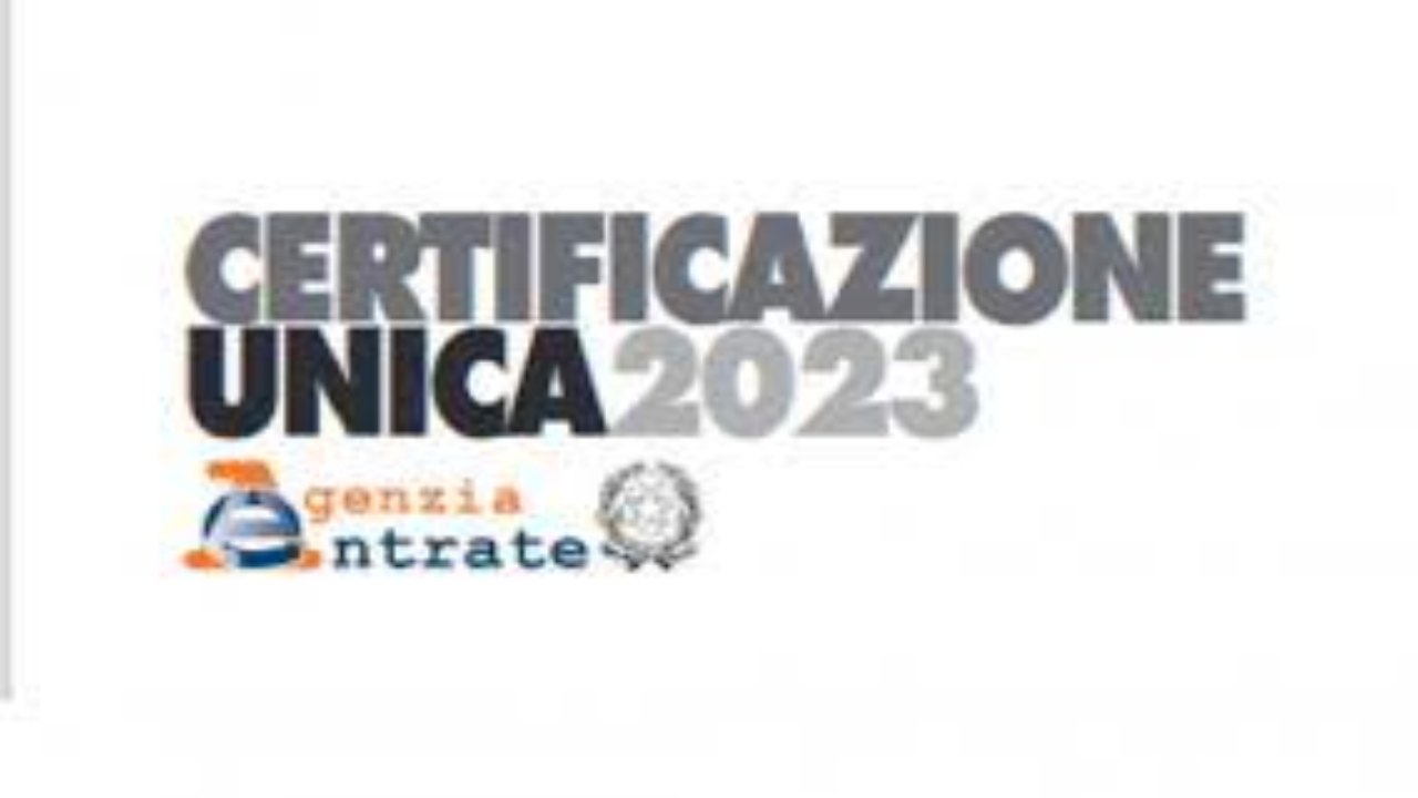 certificazione unica 2023