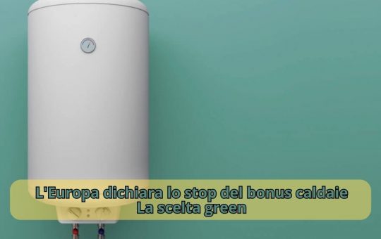 stop bonus caldaie