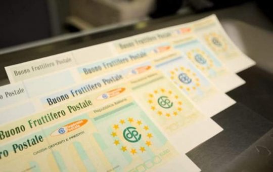 Il valore dei buoni fruttiferi