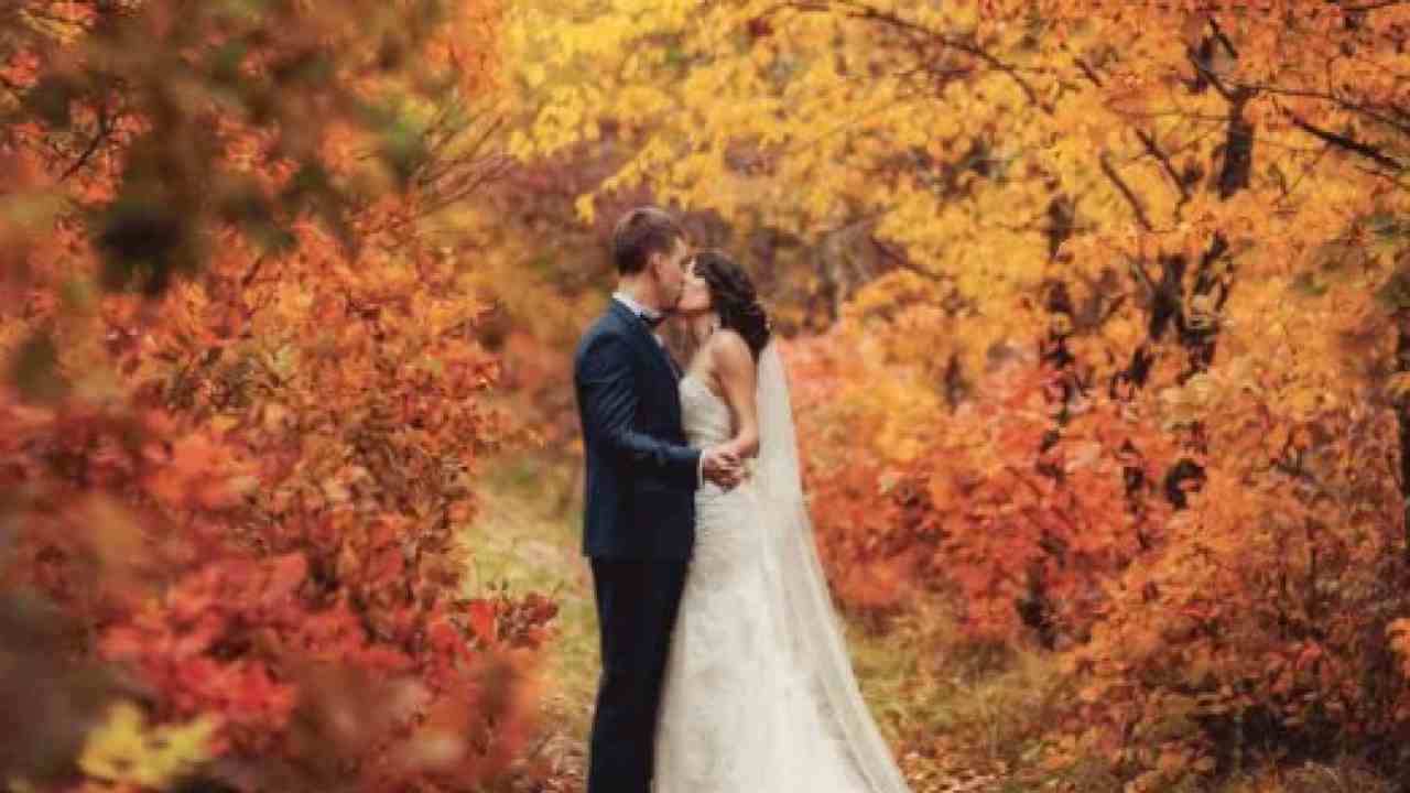 Risparmiare sposandosi in autunno